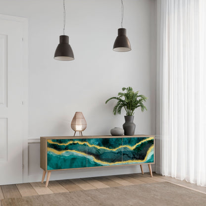 Mobile TV GOLDRUSH ODYSSEY a 3 ante in effetto rovere