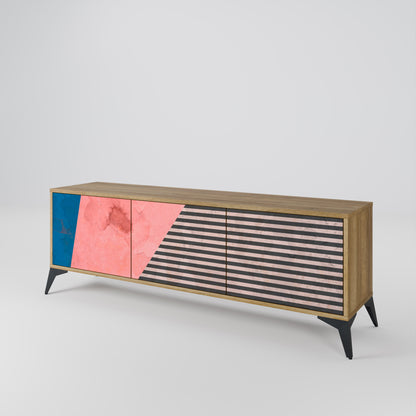 Mobile TV GLAMOROUS STRIPE a 3 ante in effetto rovere