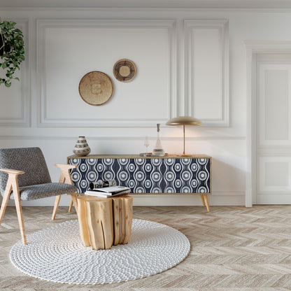 Mobile TV GRAPHITE EYES a 3 ante effetto rovere