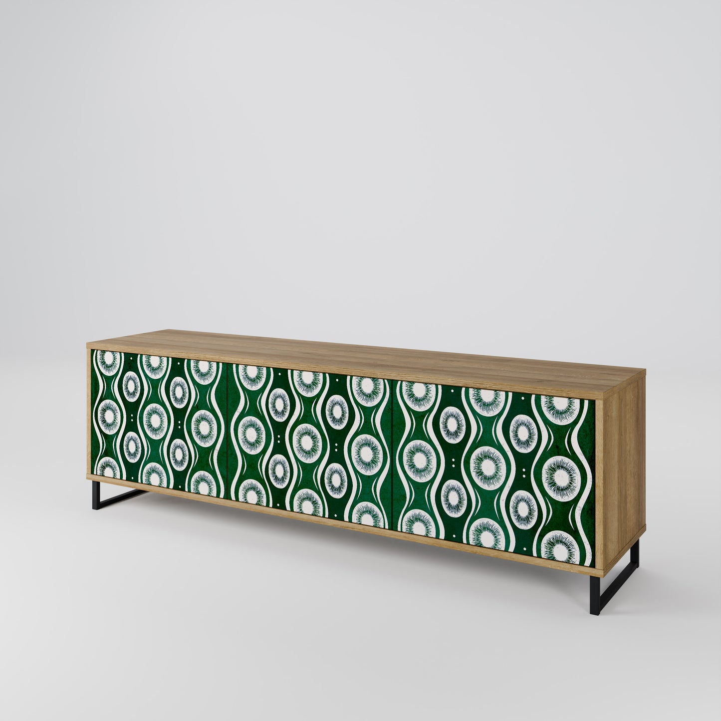 Mobile TV GREEN EYES a 3 ante effetto rovere