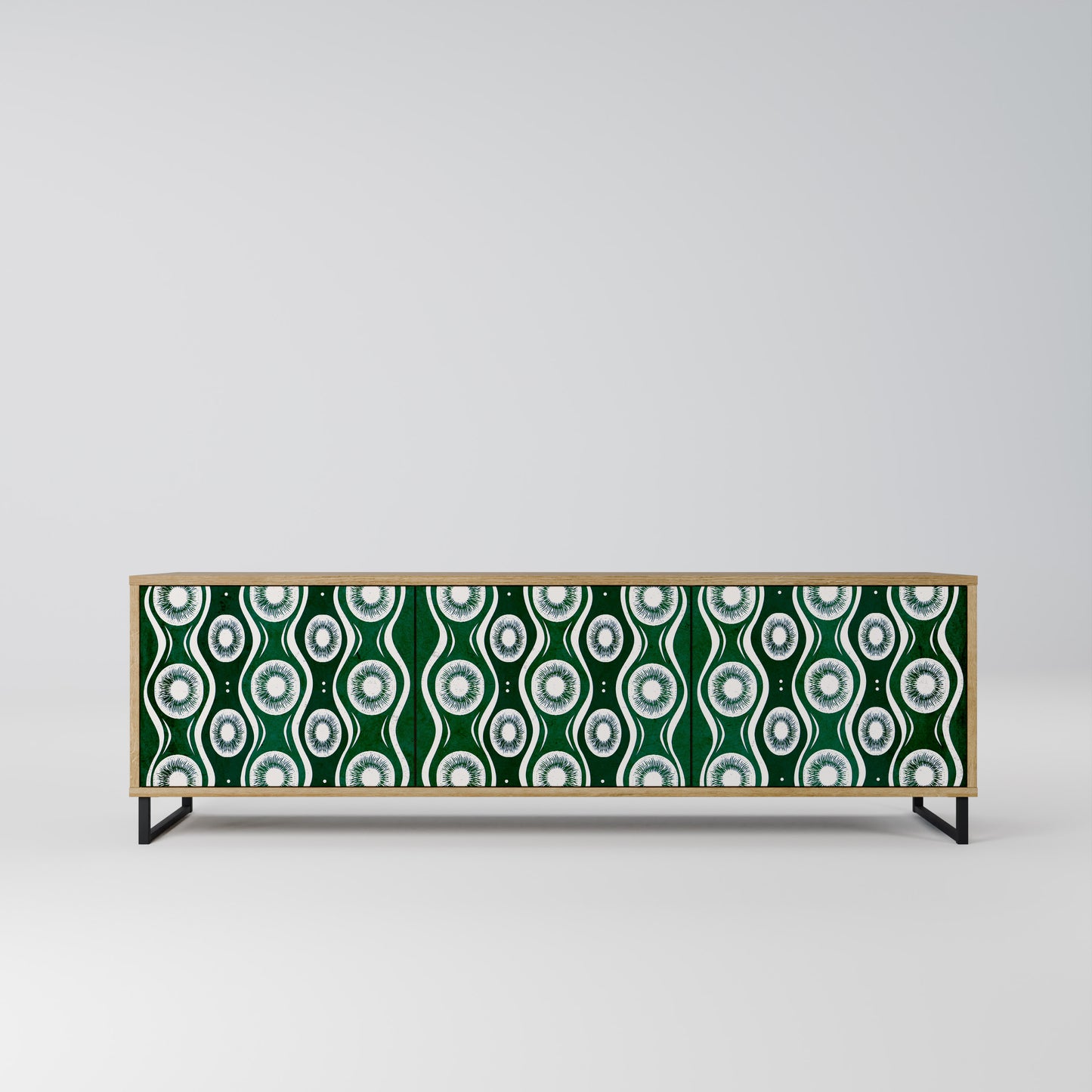 Mobile TV GREEN EYES a 3 ante effetto rovere