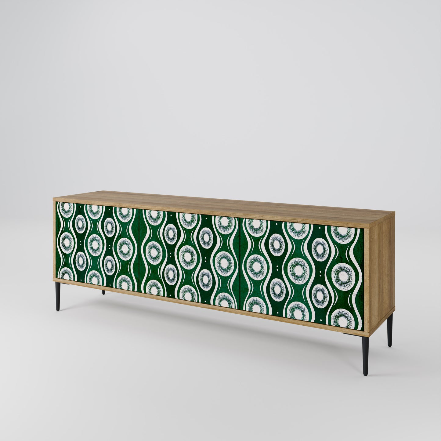 Mobile TV GREEN EYES a 3 ante effetto rovere