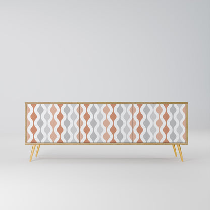 Mobile TV HAZY NOSTALGIA a 3 ante in effetto rovere