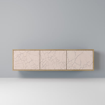 Mobile TV a 3 ante CERAMIC TEXTURE effetto rovere
