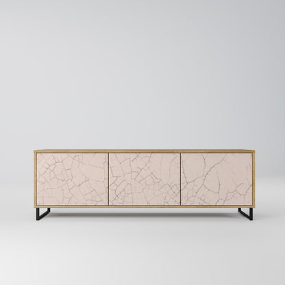Mobile TV a 3 ante CERAMIC TEXTURE effetto rovere