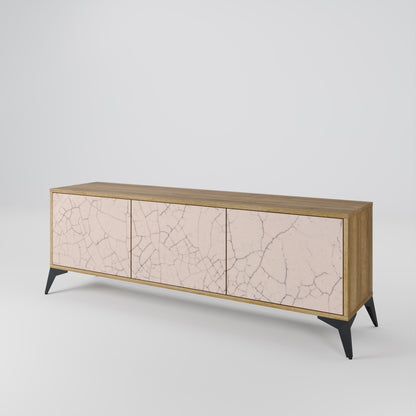 Mobile TV a 3 ante CERAMIC TEXTURE effetto rovere