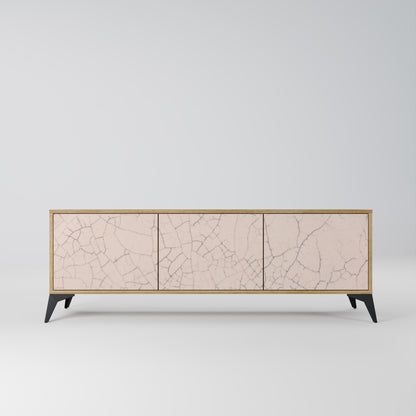 Mobile TV a 3 ante CERAMIC TEXTURE effetto rovere