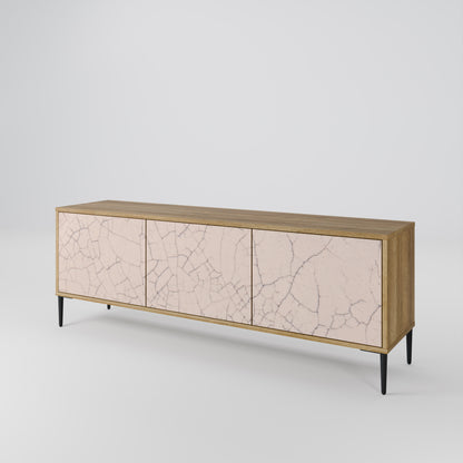 Mobile TV a 3 ante CERAMIC TEXTURE effetto rovere