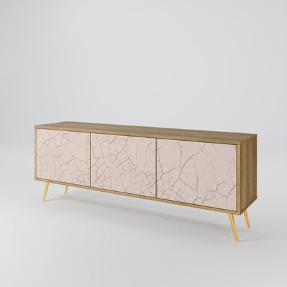 Mobile TV a 3 ante CERAMIC TEXTURE effetto rovere
