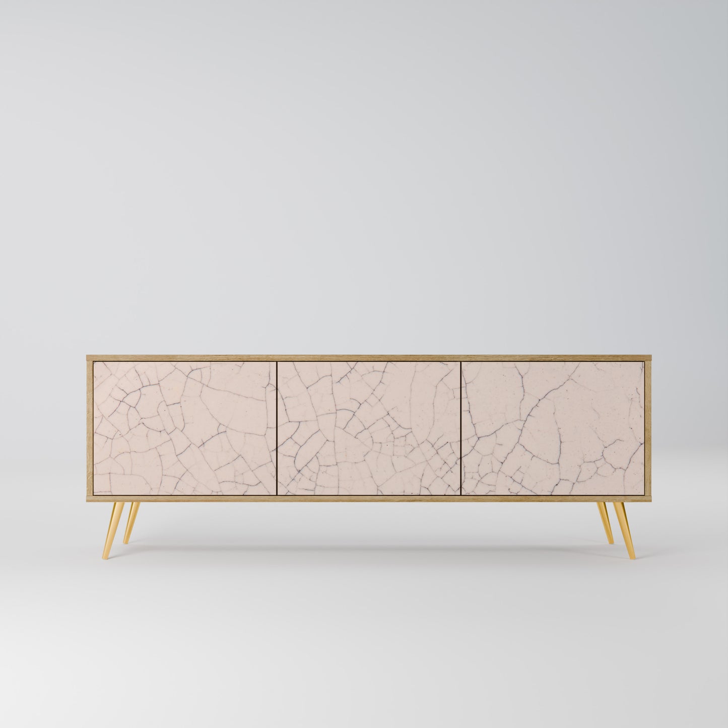 Mobile TV a 3 ante CERAMIC TEXTURE effetto rovere
