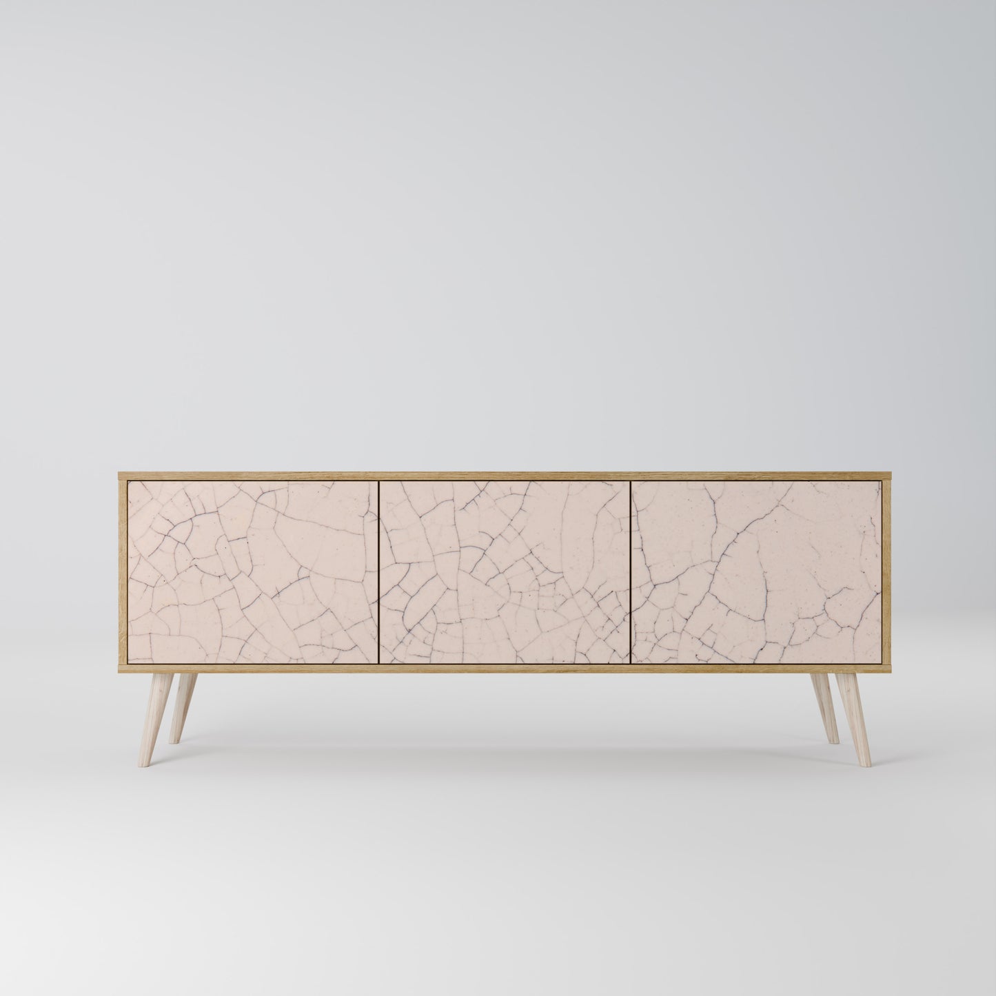 Mobile TV a 3 ante CERAMIC TEXTURE effetto rovere