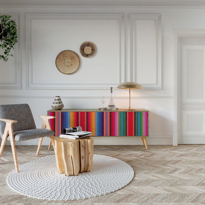 Mobile TV etnico messicano a 3 ante effetto rovere