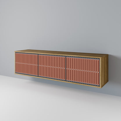 Mobile TV a 3 ante HYPNOTIC GATE in effetto rovere