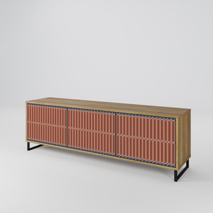 Mobile TV a 3 ante HYPNOTIC GATE in effetto rovere