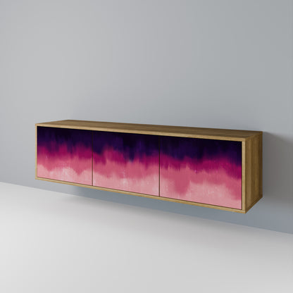 Mobile TV AURORA BOREALIS a 3 ante in effetto rovere