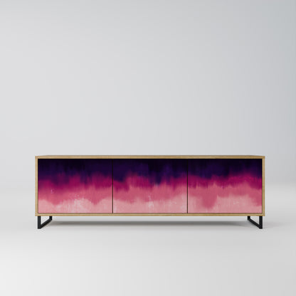 Mobile TV AURORA BOREALIS a 3 ante in effetto rovere