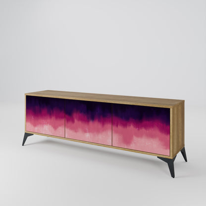 Mobile TV AURORA BOREALIS a 3 ante in effetto rovere