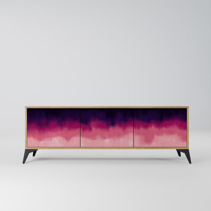 Mobile TV AURORA BOREALIS a 3 ante in effetto rovere