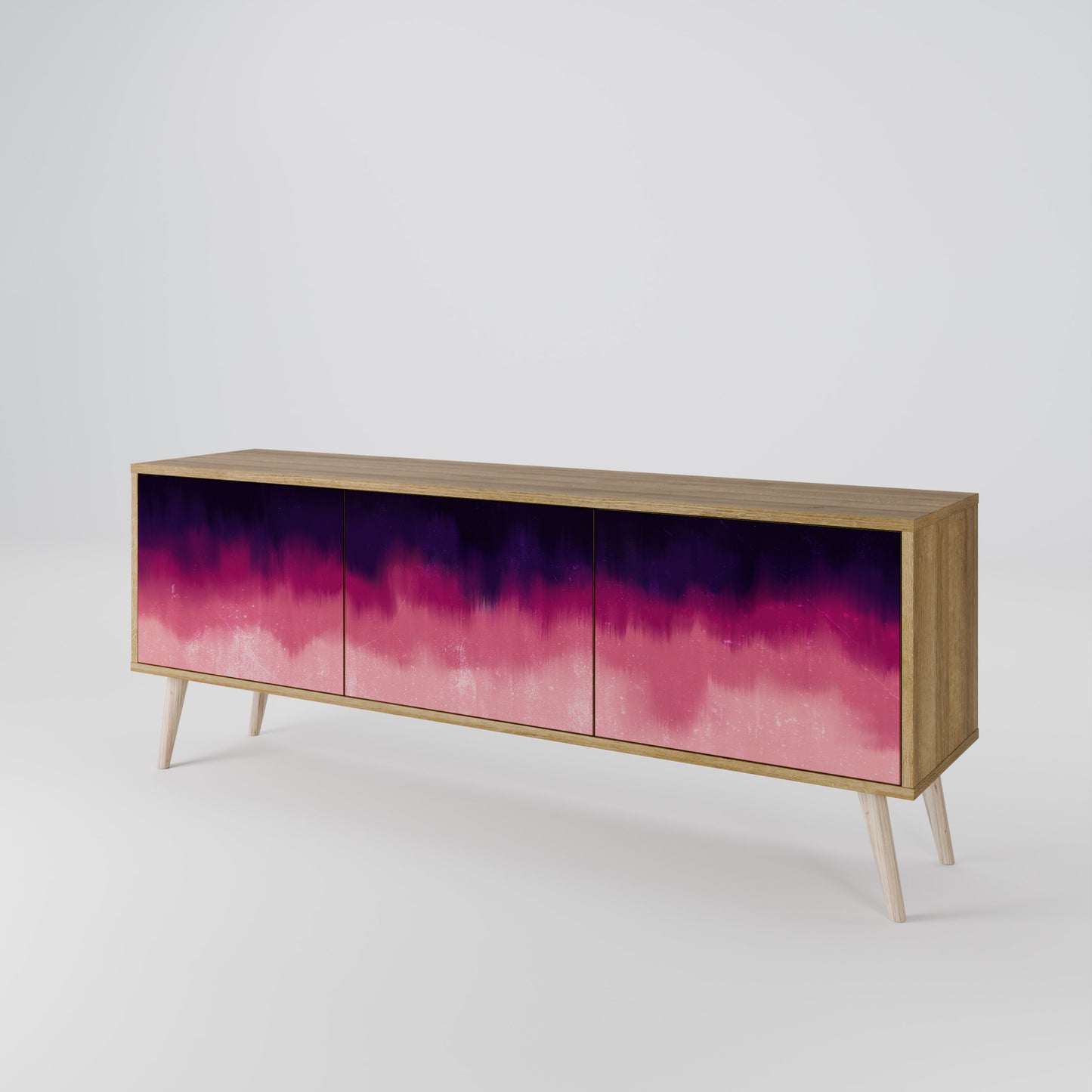 AURORA BOREALIS Mobile TV a 3 Ante in Effetto Rovere