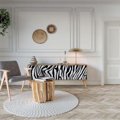 SPLENDID ZEBRA Mobile TV a 3 Ante in Effetto Rovere