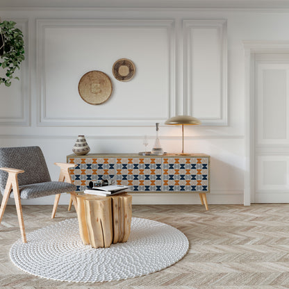 REFLECTION RANGE Mobile TV a 3 Ante in Effetto Rovere