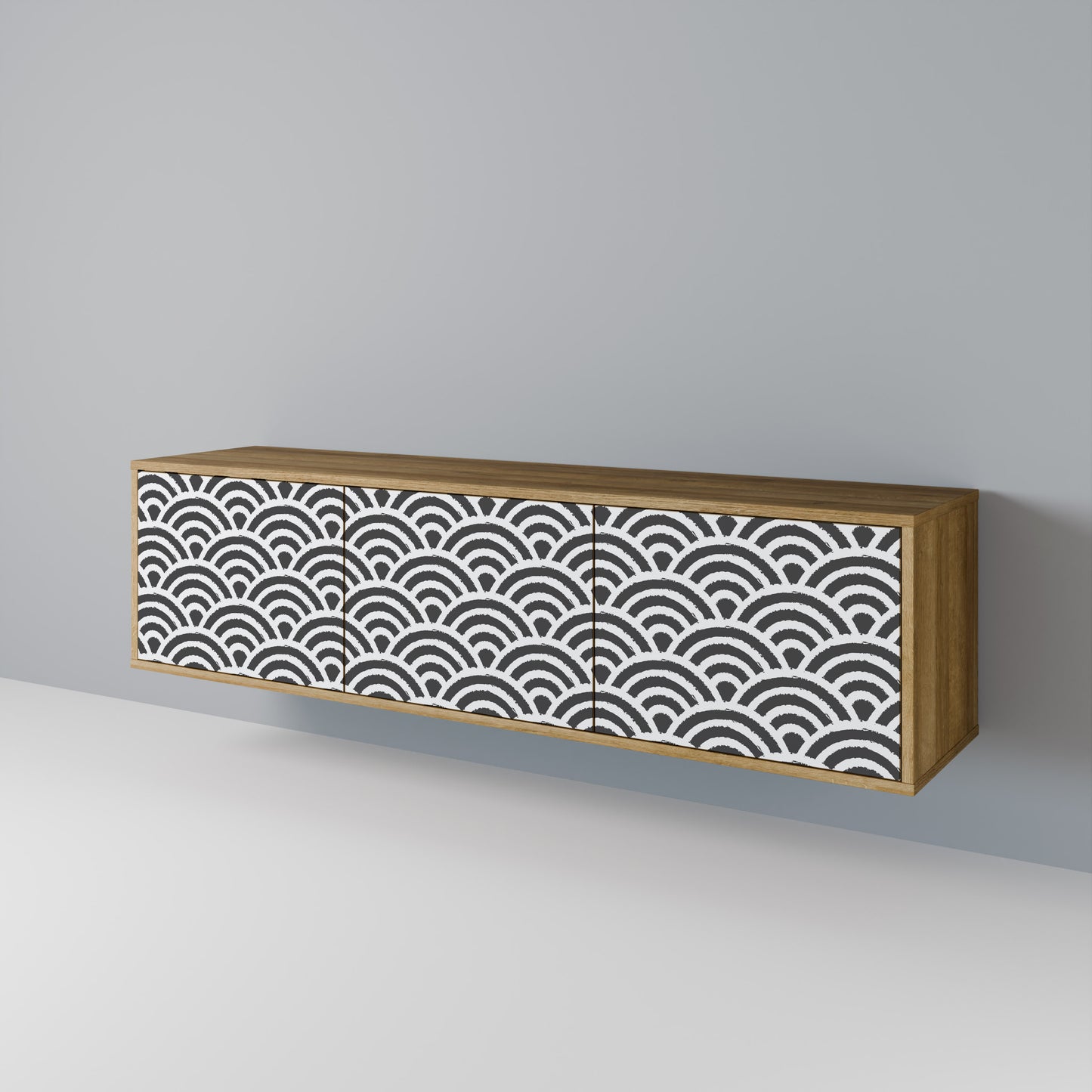 Mobile TV GLOOMY HOST a 3 ante effetto rovere