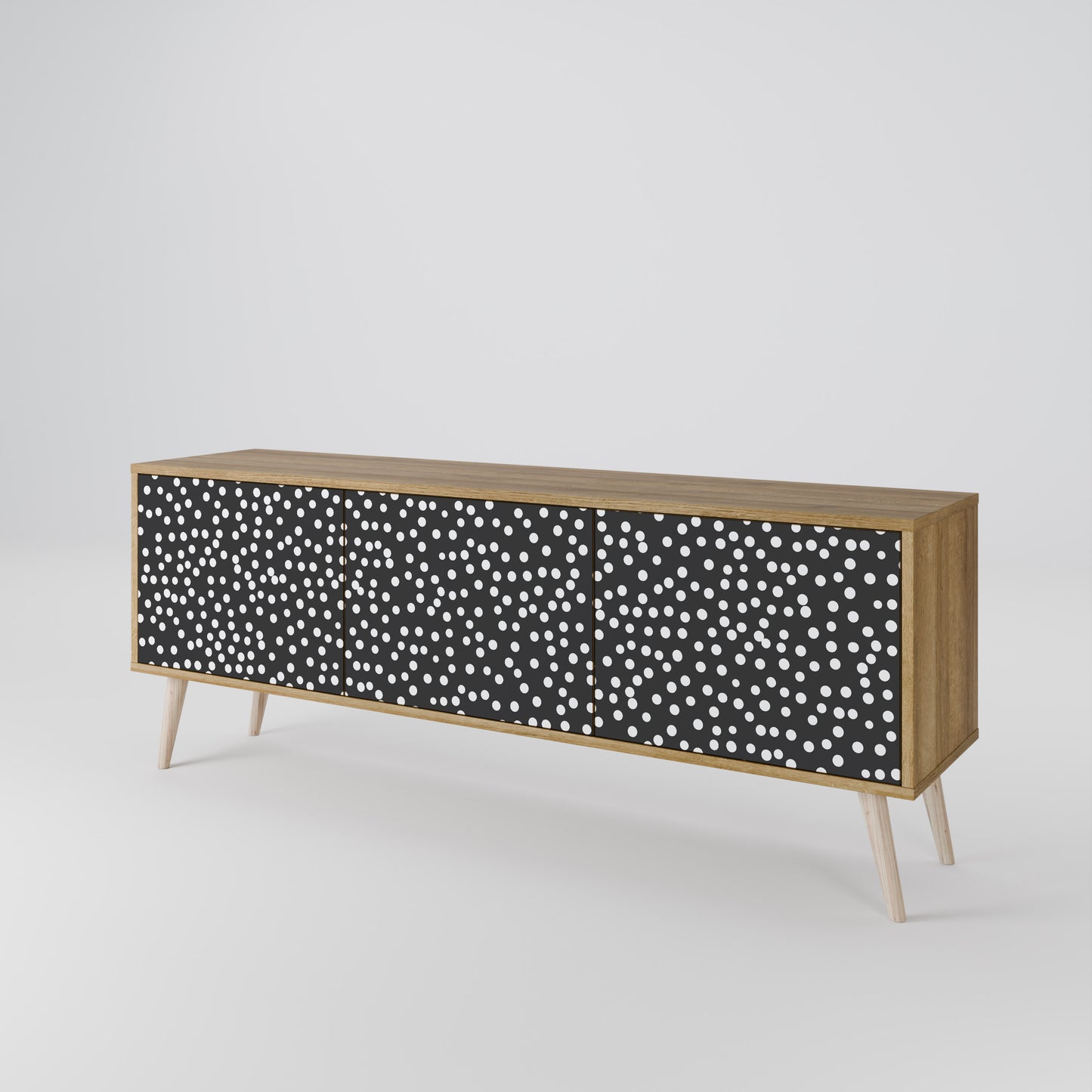 BLINDING LIGHTS Mobile TV a 3 Ante in Effetto Rovere