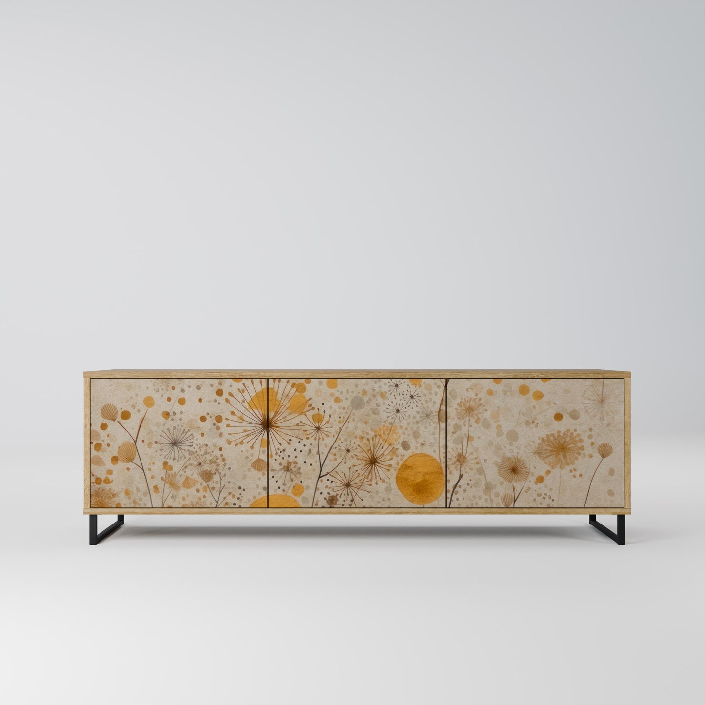 Mobile TV MORNING GLADE a 3 ante in effetto rovere