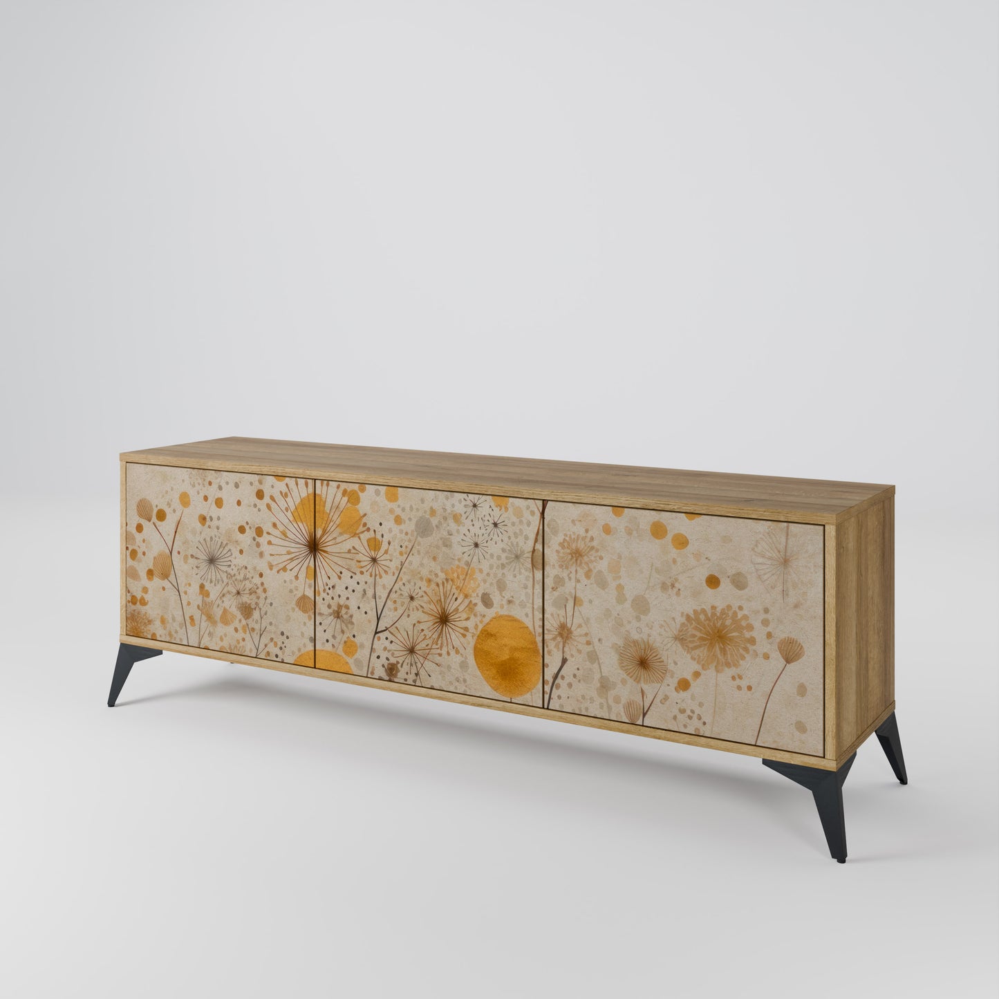 Mobile TV MORNING GLADE a 3 ante in effetto rovere