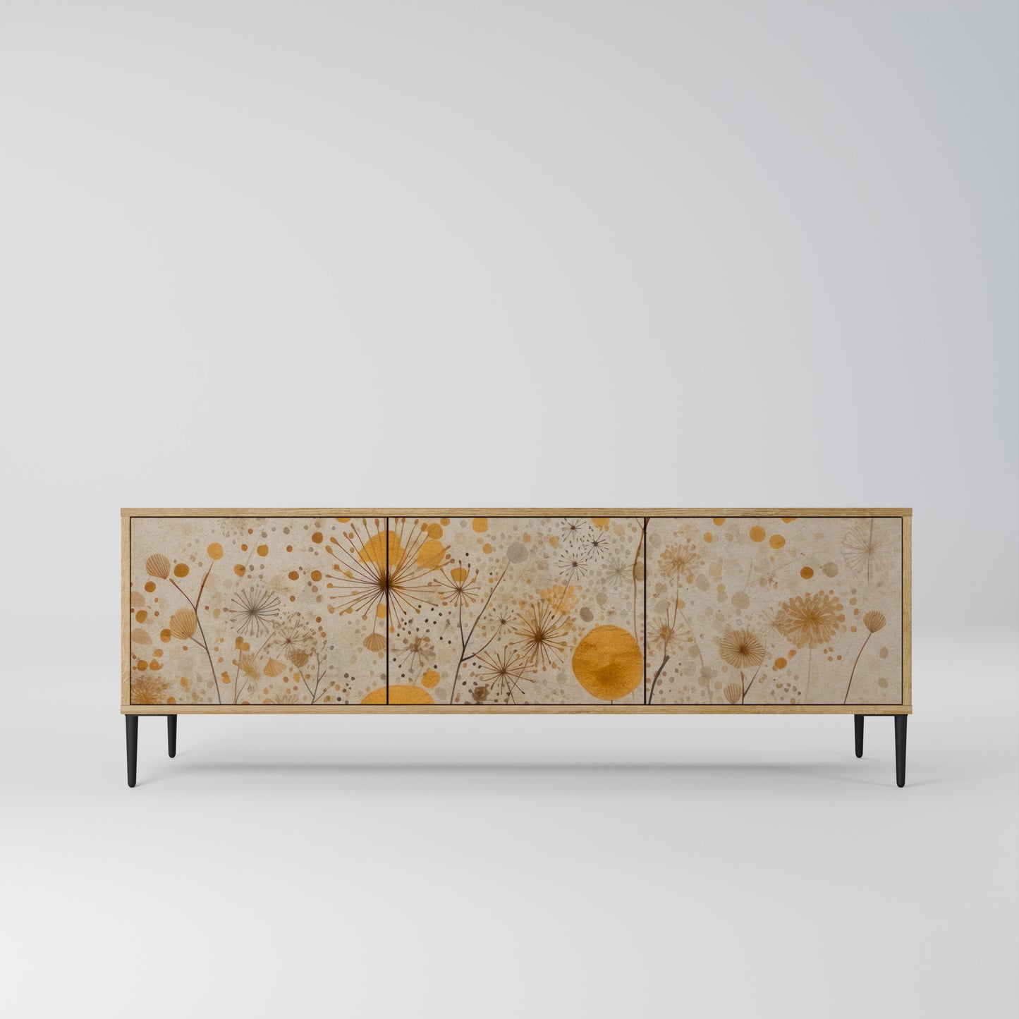 Mobile TV MORNING GLADE a 3 ante in effetto rovere