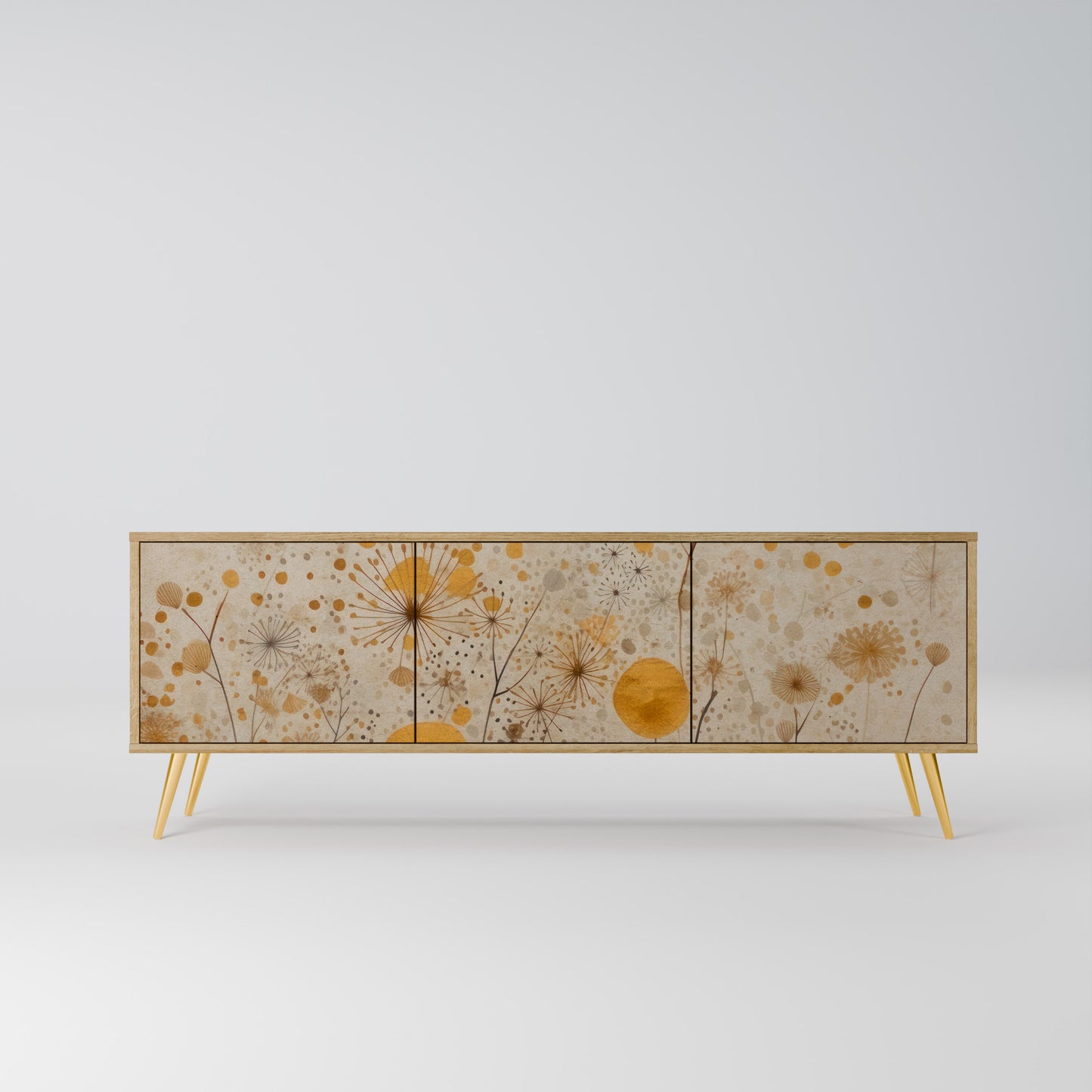 Mobile TV MORNING GLADE a 3 ante in effetto rovere