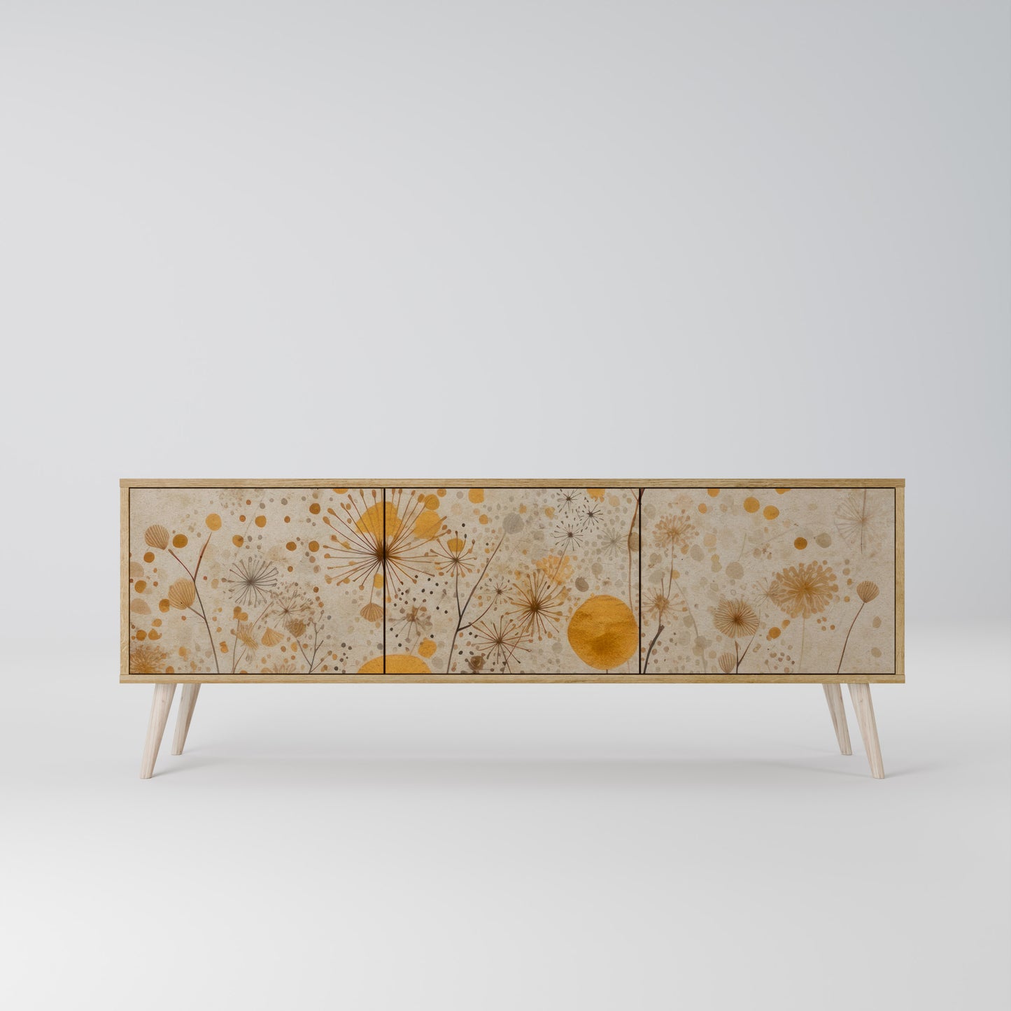 Mobile TV MORNING GLADE a 3 ante in effetto rovere