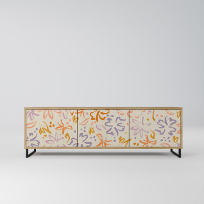 SPRING WHIMSY Mobile TV a 3 ante effetto rovere