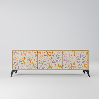 SPRING WHIMSY Mobile TV a 3 ante effetto rovere