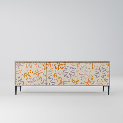 SPRING WHIMSY Mobile TV a 3 ante effetto rovere