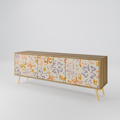 SPRING WHIMSY Mobile TV a 3 ante effetto rovere