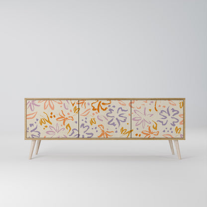 COLORFUL STRANDS Mobile TV a 3 Ante in Effetto Rovere