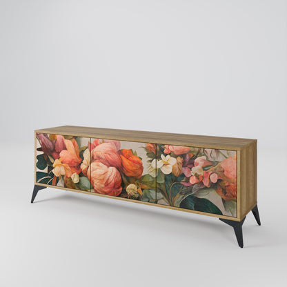 Mobile TV STYLISH BEAUTY a 3 ante in effetto rovere
