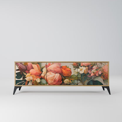 Mobile TV STYLISH BEAUTY a 3 ante in effetto rovere
