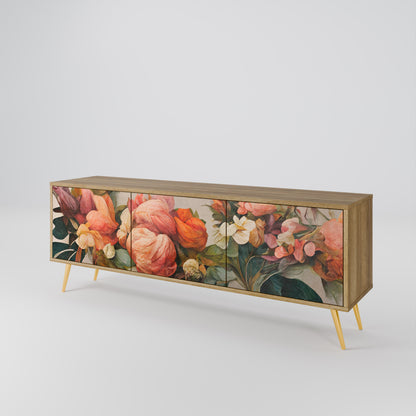Mobile TV STYLISH BEAUTY a 3 ante in effetto rovere