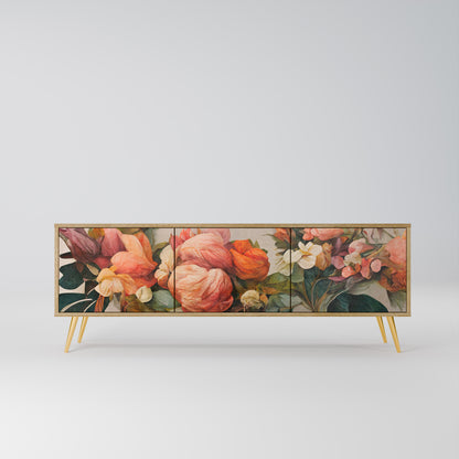 Mobile TV STYLISH BEAUTY a 3 ante in effetto rovere
