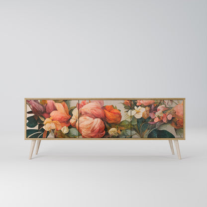 Mobile TV STYLISH BEAUTY a 3 ante in effetto rovere