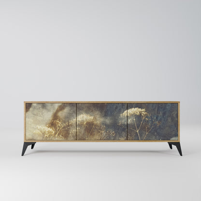 Mobile TV GENTLE POWER a 3 ante effetto rovere