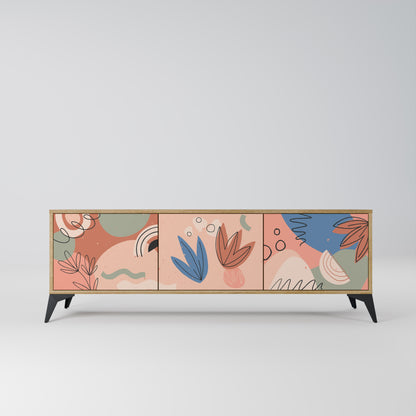 Mobile TV PASTEL DESTINY a 3 ante in effetto rovere