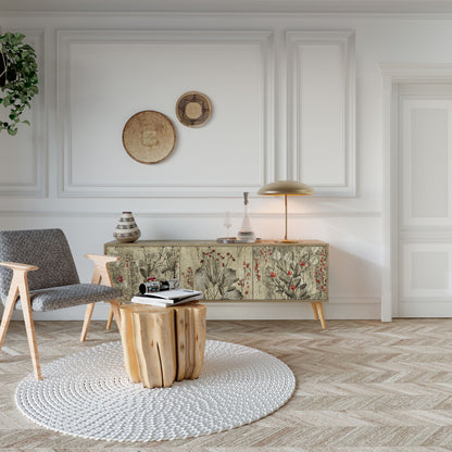 Mobile TV HERBAL GRACE a 3 ante effetto rovere