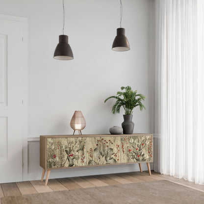 Mobile TV HERBAL GRACE a 3 ante effetto rovere