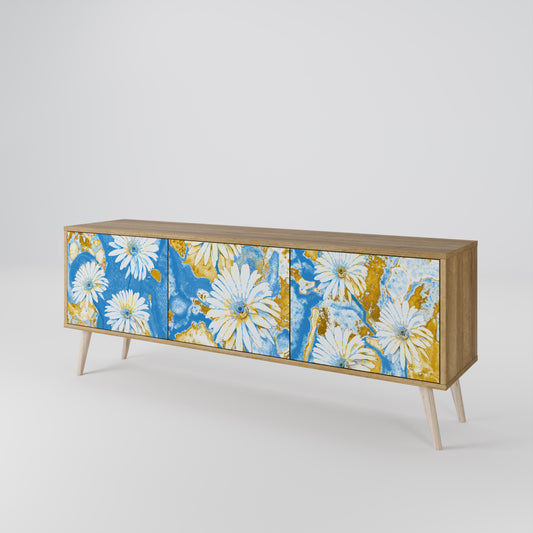 Mobile TV DAISY LUXE a 3 ante effetto rovere