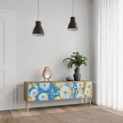 Mobile TV DAISY LUXE a 3 ante effetto rovere