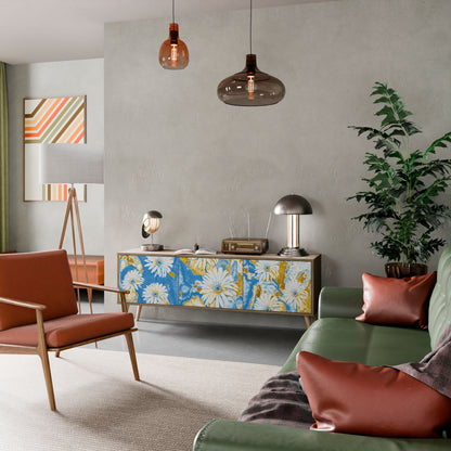 Mobile TV DAISY LUXE a 3 ante effetto rovere