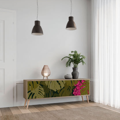 Mobile TV TROPICAL BEAUTY a 3 ante in effetto rovere